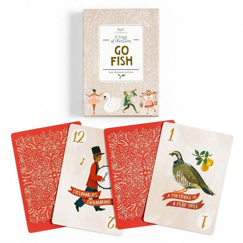 12 Days Of Christmas Go Fish Card Game - Pinecone Trading Co.