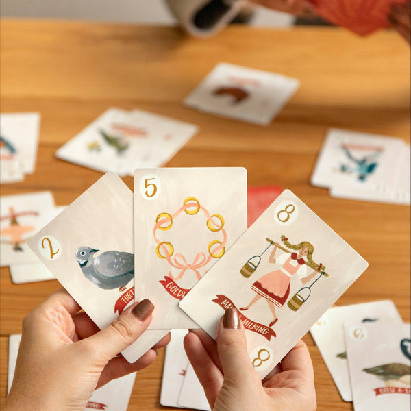 12 Days Of Christmas Go Fish Card Game - Pinecone Trading Co.