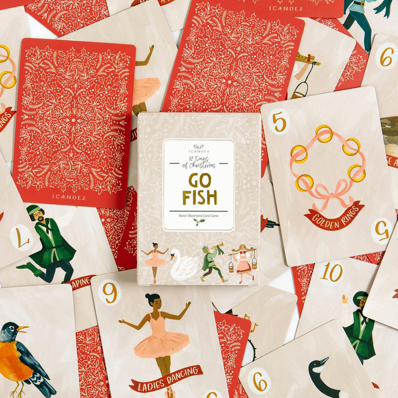 12 Days Of Christmas Go Fish Card Game - Pinecone Trading Co.