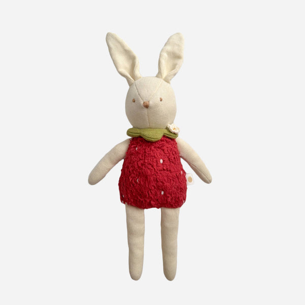 Bailey Bunny Strawberry Plushie Toy - Pinecone Trading Co.