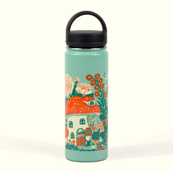 Blossom Village Water Bottle - Pinecone Trading Co.