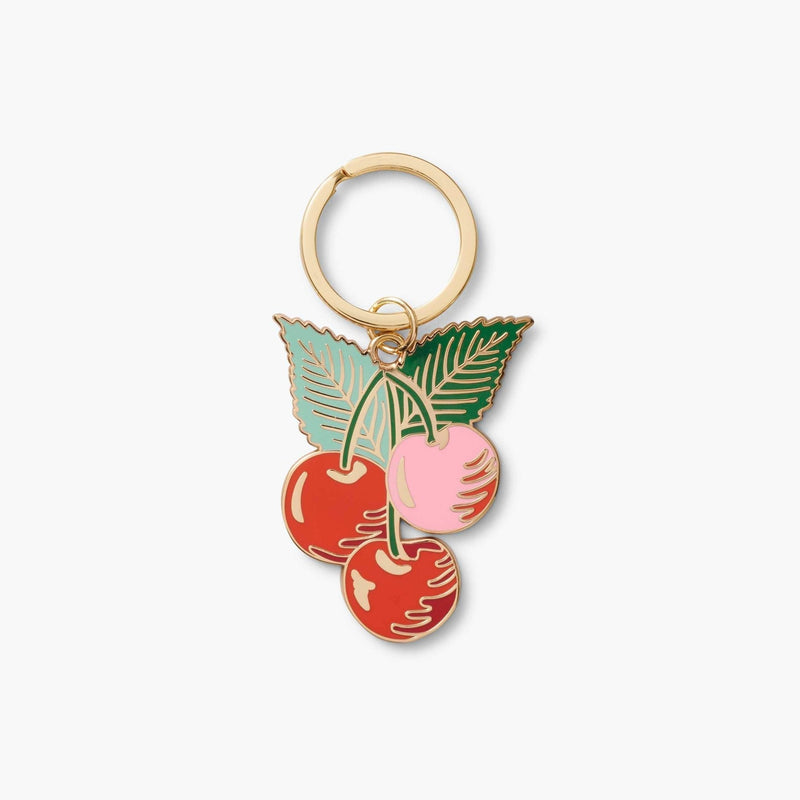 Cherries Enamel Keychain - Pinecone Trading Co.