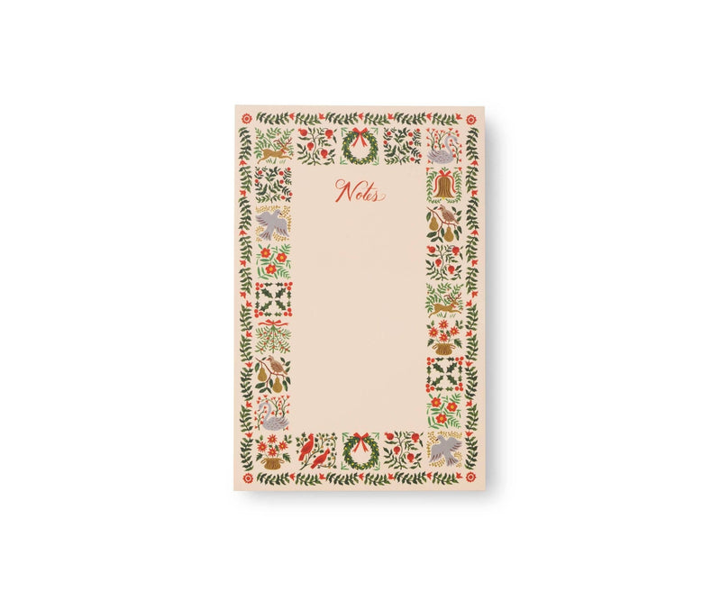 Christmastide Notepad - Pinecone Trading Co.