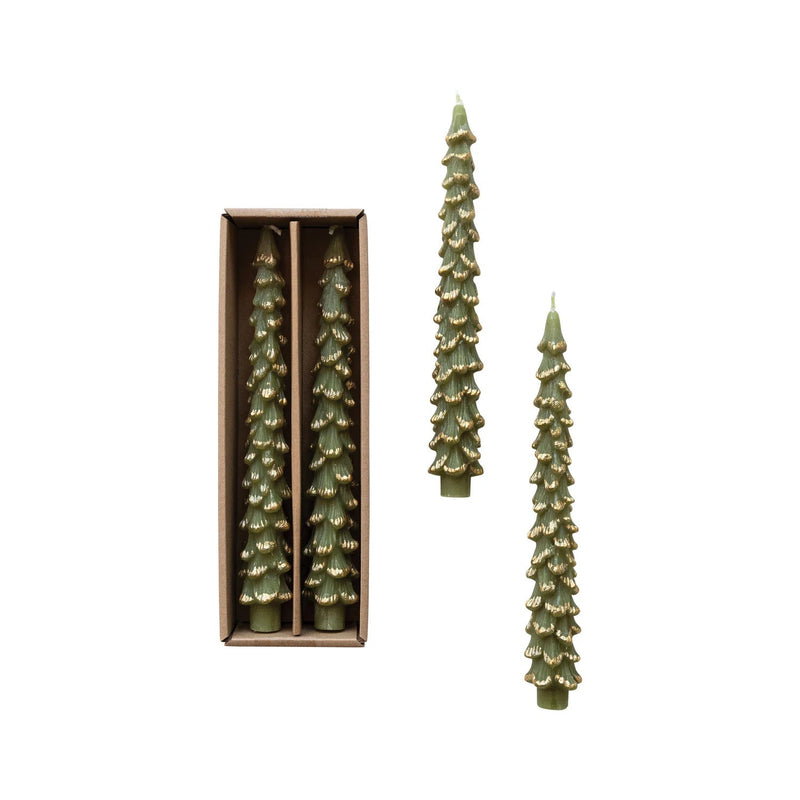 Festive Tree Tapers - Pinecone Trading Co.