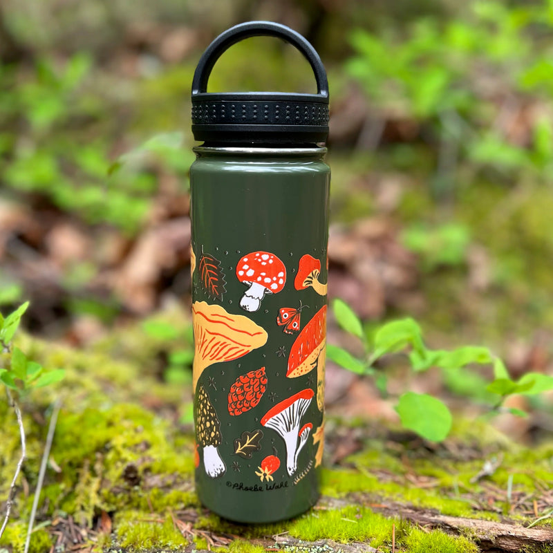 Forest Fungi Water Bottle - Pinecone Trading Co.