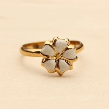 Gold Daisy Ring - Pinecone Trading Co.