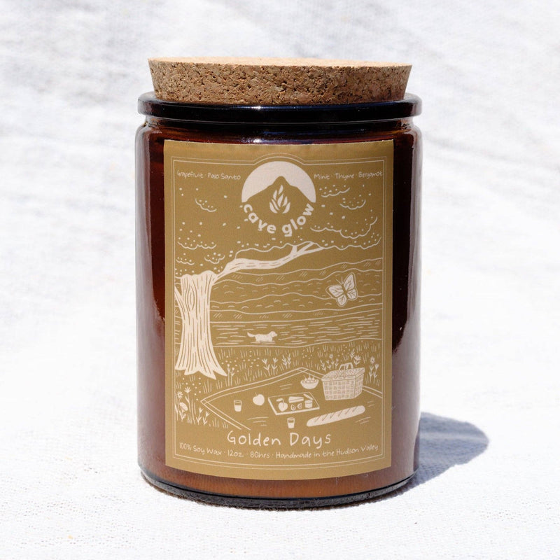 Golden Days Candle - Pinecone Trading Co.