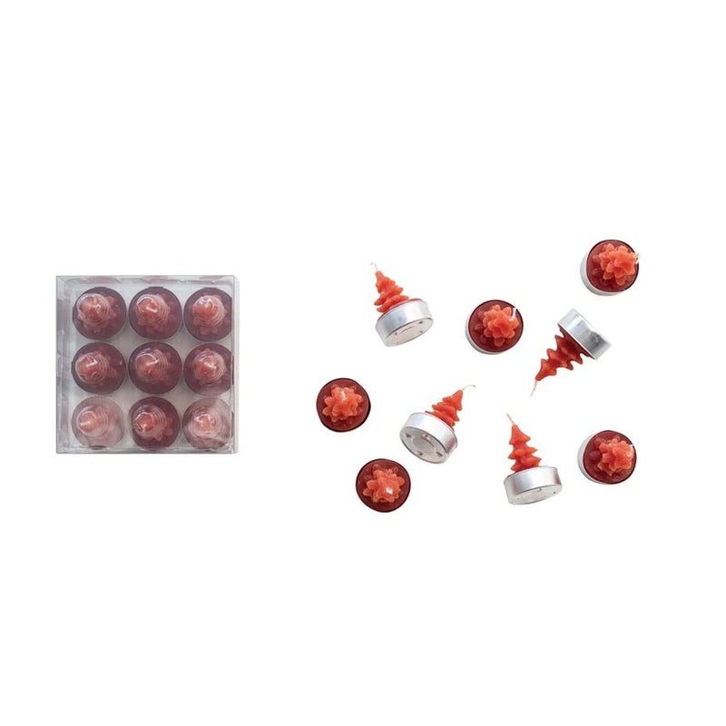 Holly Berry Enchanted Christmas Tree Tea Lights - Pinecone Trading Co.