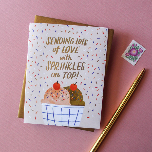 Love & Sprinkles Card - Pinecone Trading Co.