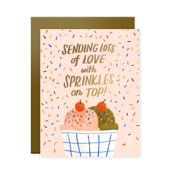 Love & Sprinkles Card - Pinecone Trading Co.