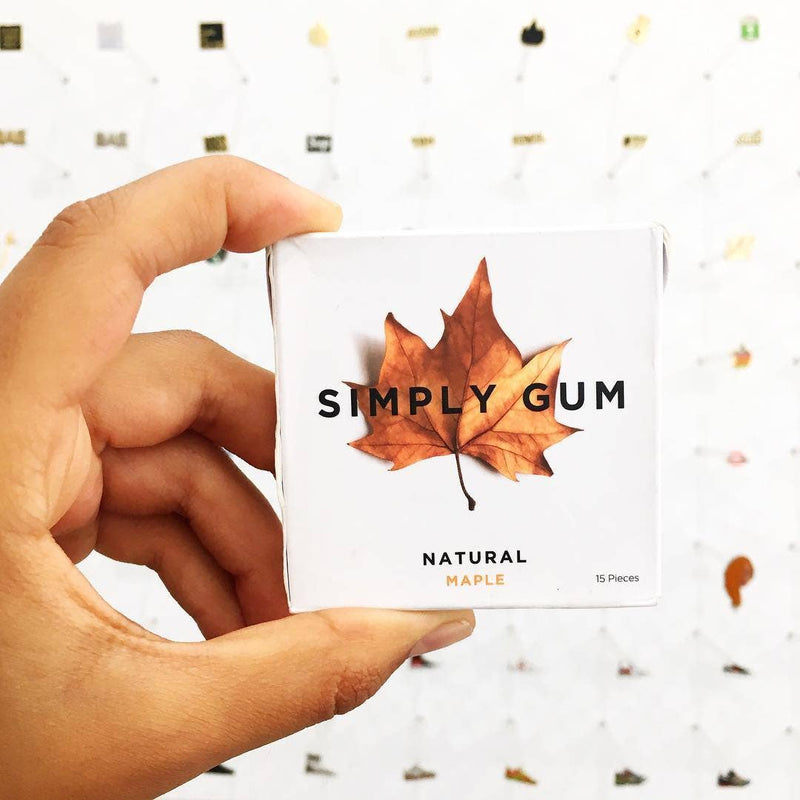 Maple Natural Chewing Gum - Pinecone Trading Co.