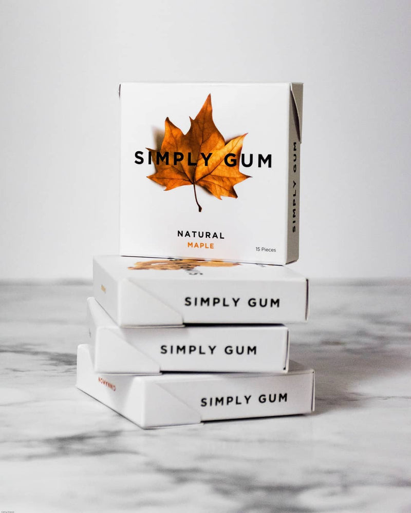 Maple Natural Chewing Gum - Pinecone Trading Co.