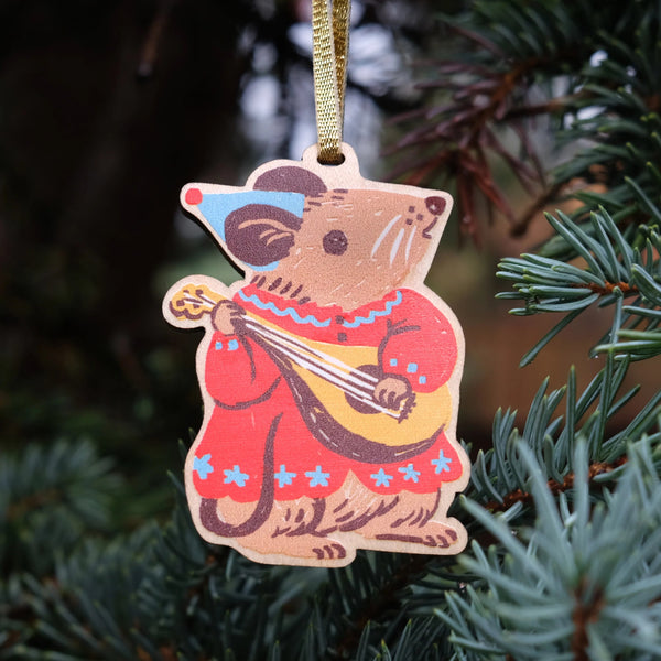 Mouse Ornament - Pinecone Trading Co.