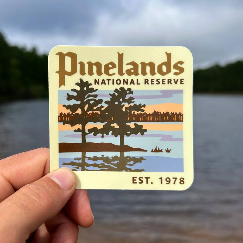 Pinelands National Reserve Vinyl Decal - Pinecone Trading Co.