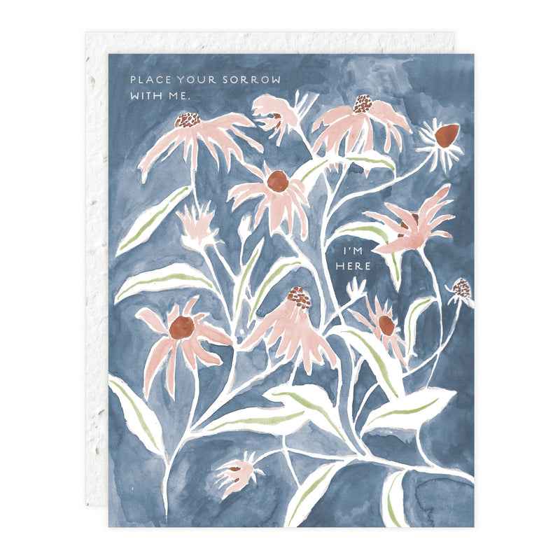 Pink Flowers Sympathy Card - Pinecone Trading Co.