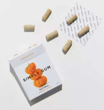 Pumpkin Spice Natural Chewing Gum - Pinecone Trading Co.