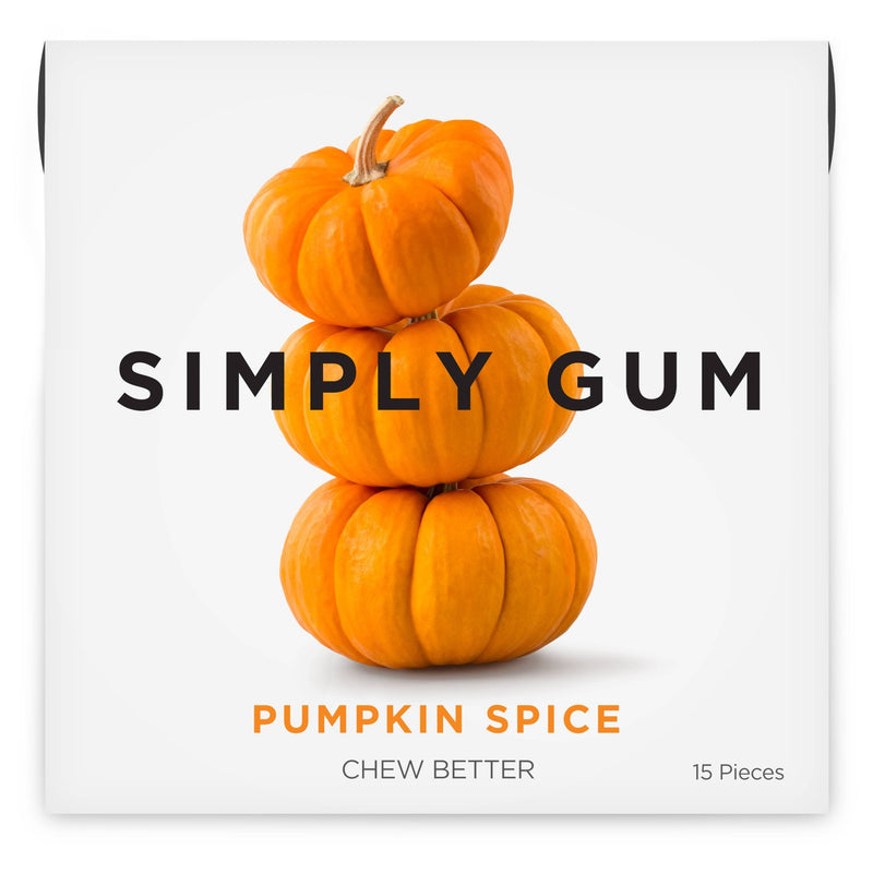 Pumpkin Spice Natural Chewing Gum - Pinecone Trading Co.