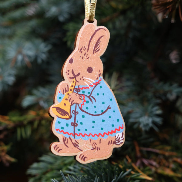 Rabbit Ornament - Pinecone Trading Co.