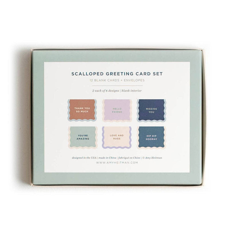 Scalloped Card Set - Pinecone Trading Co.