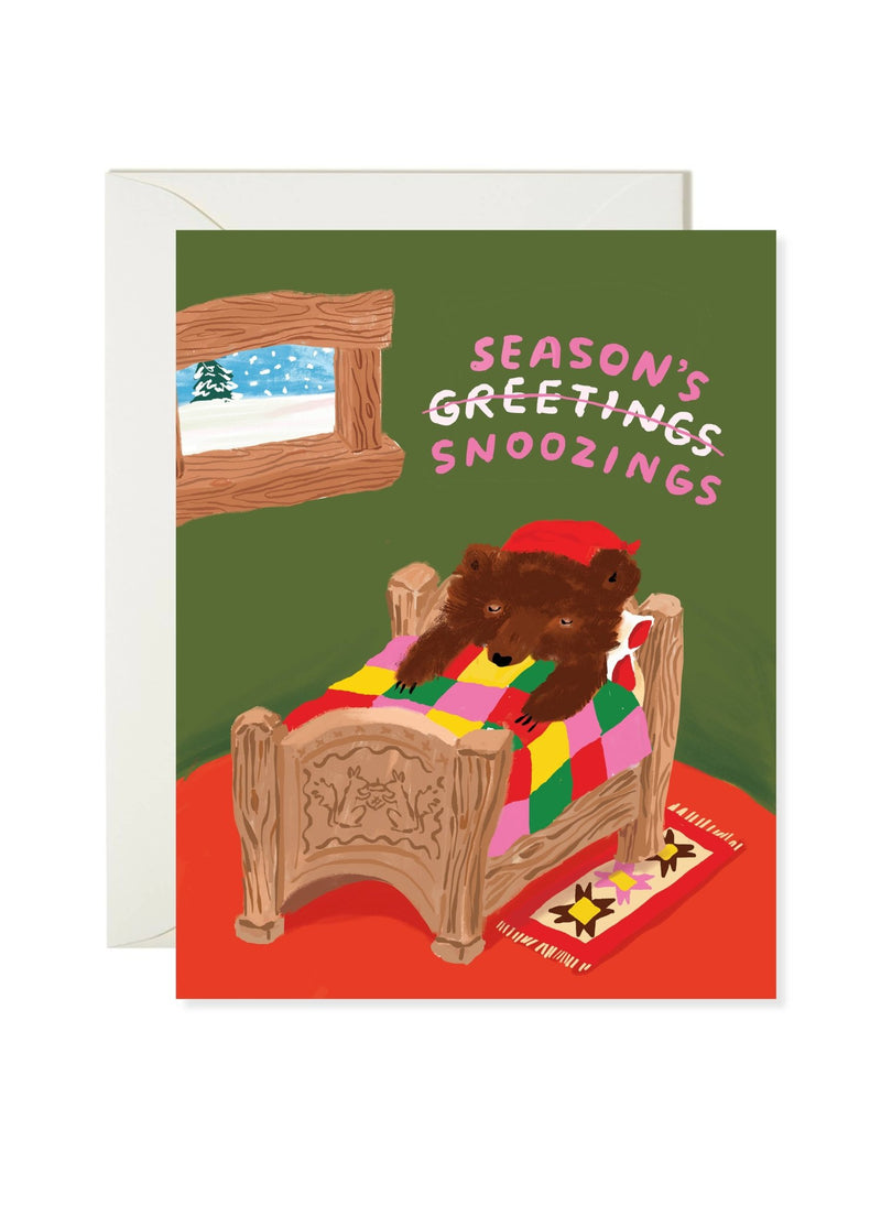 Season's Snoozings Card - Pinecone Trading Co.