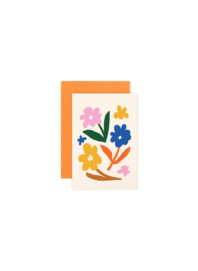 Sunny Flowers Mini Card - Pinecone Trading Co.