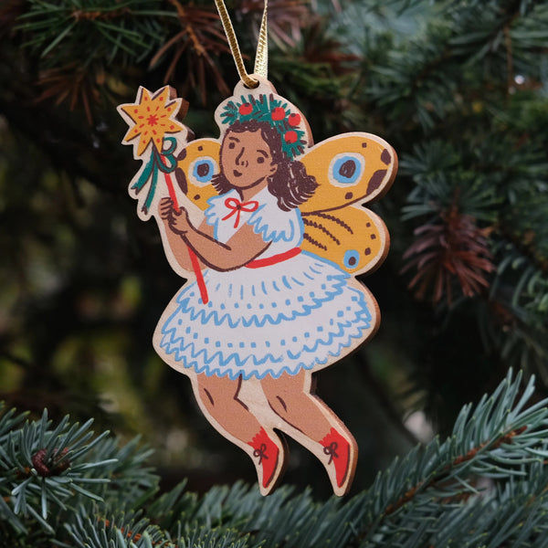 Winter Fairy Ornament - Pinecone Trading Co.