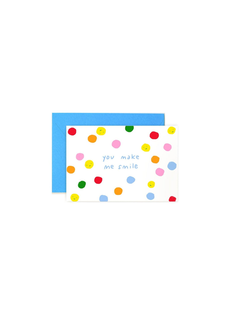 You Make Me Smile Mini Card - Pinecone Trading Co.