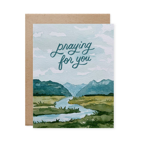 Praying for You Sympathy Card - Pinecone Trading Co.